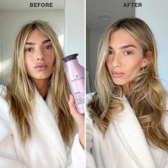 NWT Pureology Hydrate Shampoo Liter Bundle With Pump 33.8 oz. SEALED - Picture 7 of 12